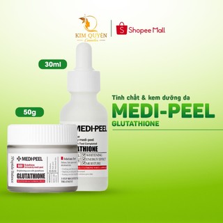 Combo Serum Và Kem Dưỡng Trắng MEDIPEEL Glutathione 600 White
