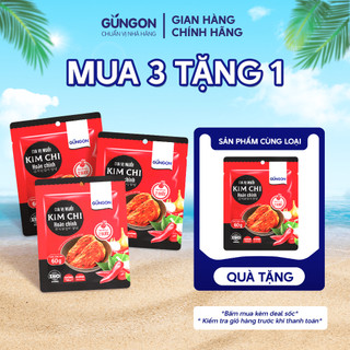 Gia vị muối kim chi hoàn chỉnh GUNGON 60g gói muối kimchi chuẩn vị Hàn Quốc 2 bước