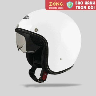 Mũ bảo hiểm 3/4 có kính ẩn – SUNDA 388 – Màu trơn (nhiều màu)
