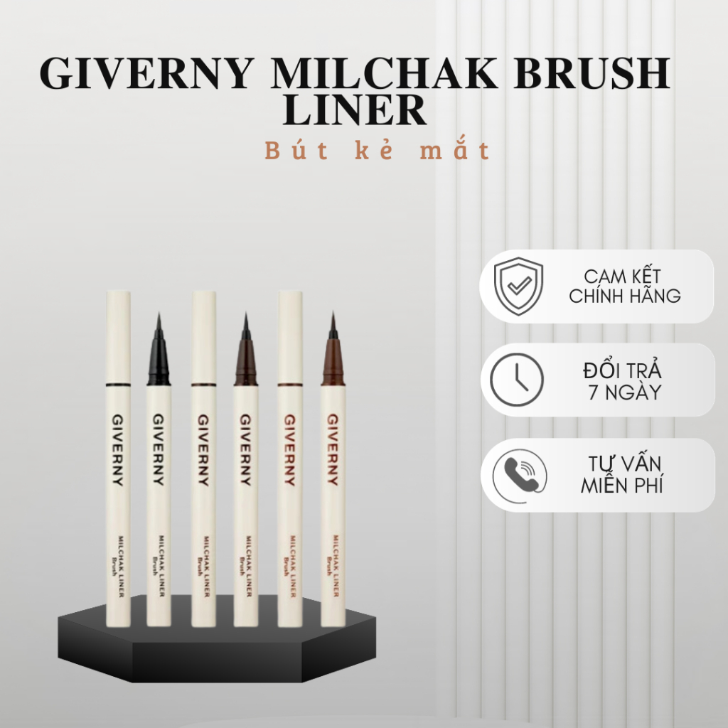 𝐆𝐈𝐕𝐄𝐑𝐍𝐘 𝐌𝐈𝐋𝐂𝐇𝐀𝐊 𝐁𝐑𝐔𝐒𝐇 𝐋𝐈𝐍𝐄𝐑 kẻ mắt