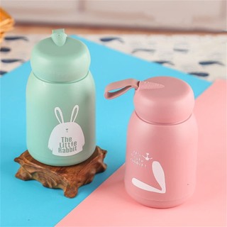 Bình đựng nước giữ nhiệt lõi thuỷ tinh bọc nhựa lúa mạch Cốc cách nhiệt hai lớp 320ml