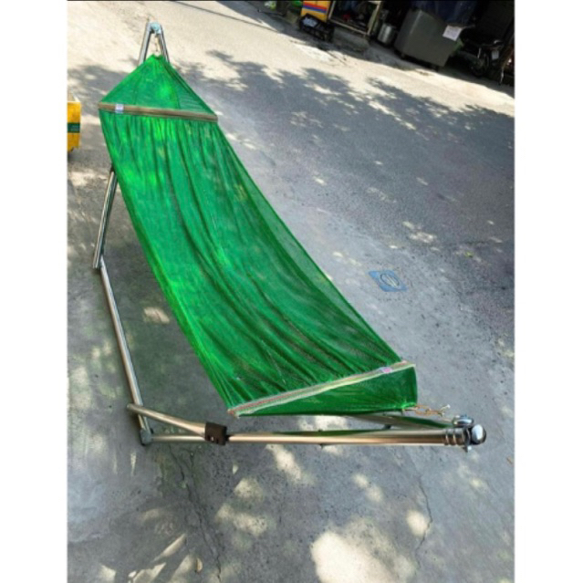 VÕNG XẾP , Võng lưới Võng dù sườn võng