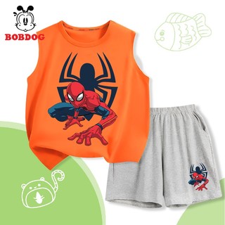 Đồ bộ bé trai BOBDOG áo ba lỗ quần thun cotton mới -BD-BDO65 cute dễ thương cho bé