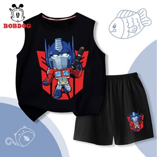 Đồ bộ bé trai BOBDOG  áo ba lỗ quần thun cotton mới -BD-BDO66 cute dễ thương cho bé
