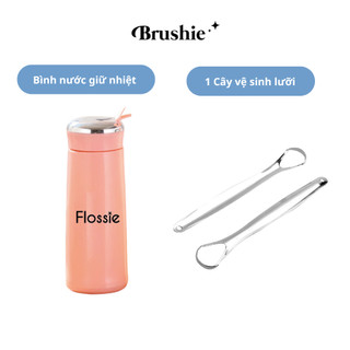  Quà tặng ngày Sale : 1 bình nước giữ nhiệt Flossie + 1 cây vệ sinh lưỡi