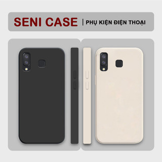 Ốp lưng Samsung Galaxy A8 Star / A9 Star viền vuông tpu bảo vệ camera, ốp nhám trơn chống bám vân tay