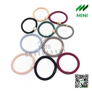 Dây thun cột tóc kiểu dáng đơn giản nhiều màu sắc
