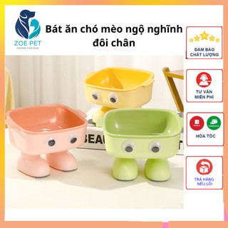Bát ăn cho chó mèo hình robot ngộ nghĩnh