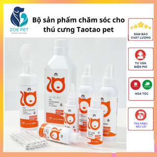 Bộ sản phẩm chăm sóc tai, mắt, lông cho thú cưng Taotao pet