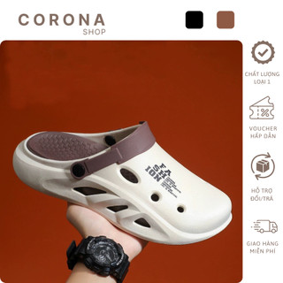 Giày crocs thể thao đế 4cm chống trơn trượt thời trang cho nam - CORONA SHOP (D11)
