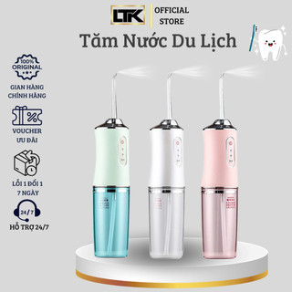 Máy Tăm Nước Cầm Tay Du Lịch Chuẩn Nha Sĩ Khuyên Dùng Làm Sạch Sâu Nhanh Chóng (LeTuKe Store)