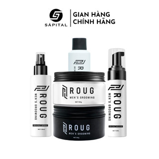 Combo Sáp Vuốt tóc ROUG MEN'S GROOMING Chính Hãng Singapore - Tặng kèm lược tạo kiểu ROUG