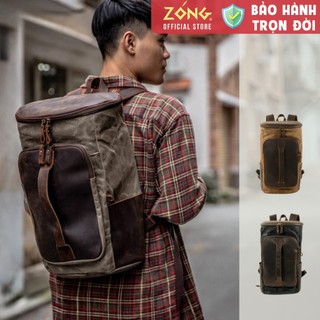 Balo du lịch, phượt, vải da sáp dầu, cổ điển – VIKING