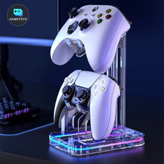 Giá đỡ tay cầm 2 tầng trong suốt AOLION có led RGB cho tay cầm PS4 / PS5 / XBOX / APEX / MACHENIKE