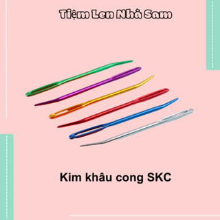 Kim khâu cong SKC  Vỉ 2 cây  dùng trong đan móc  | Tiệm Len Nhà Sam - Sam Crochet 