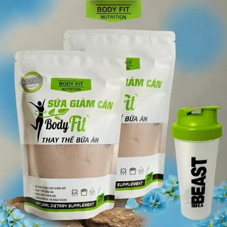 Combo 2 túi sữa ngũ cốc giảm cân bodyfit + tặng bình lắc - thay thế bữa ăn