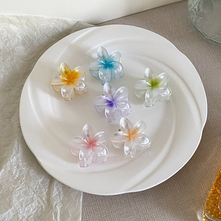 Kẹp hoa sứ trong trẻo size mini 4cm nhỏ nhắn siêu đang yêu