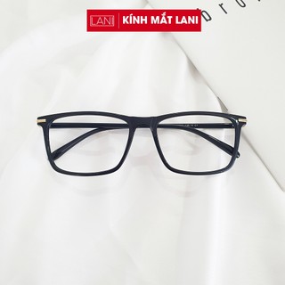 Gọng kính cận nam nữ nhựa dẻo vuông to nhiều màu thời trang LANI 501 lắp mắt cận có độ theo yêu cầu
