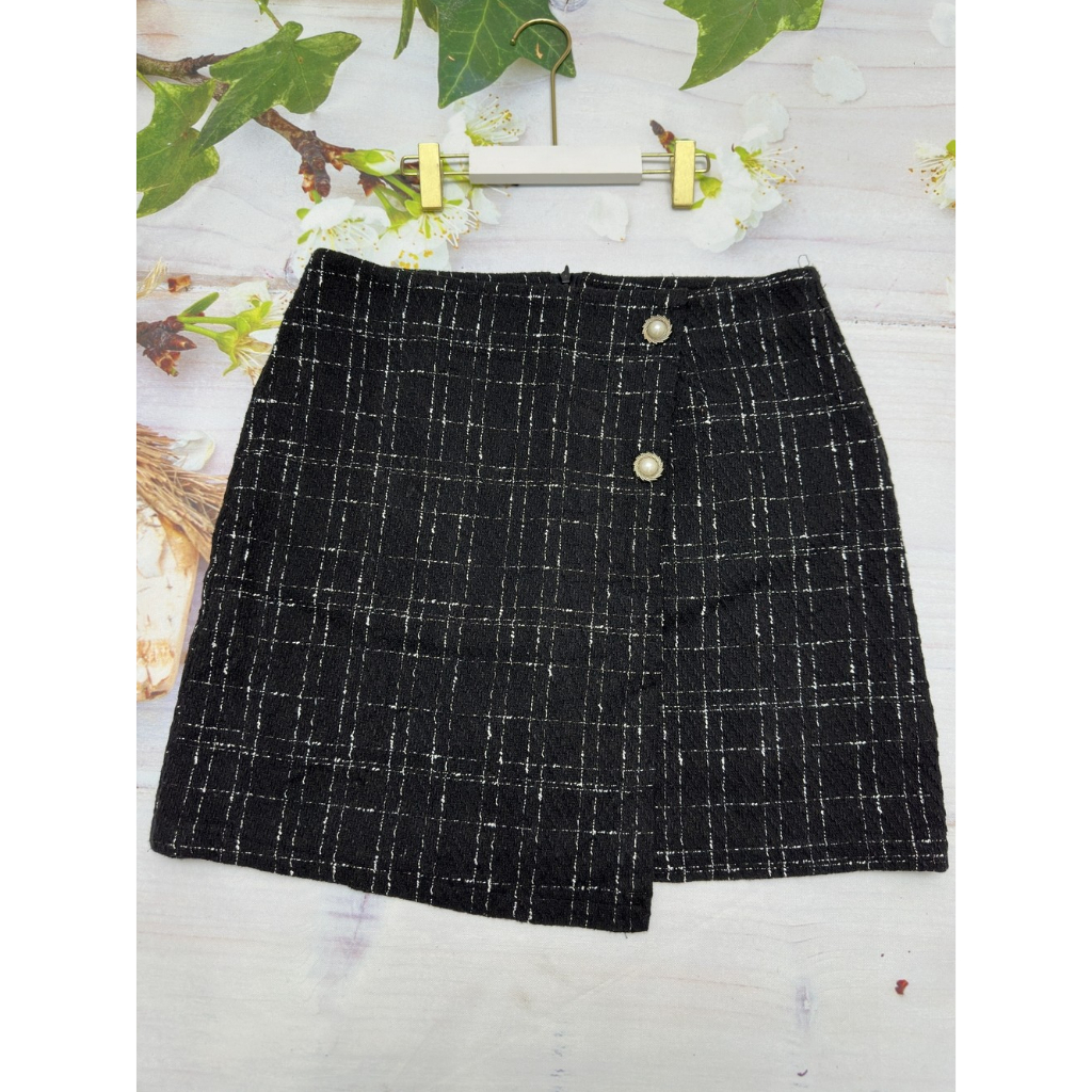 [Secondhand] - Chân váy dạ tweed G23.MT80 - Size 2XL