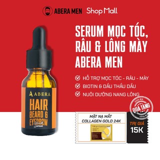  - Serum Kích Mọc Tóc & Râu & Mày Abera Men 15ML Chính Hãng
