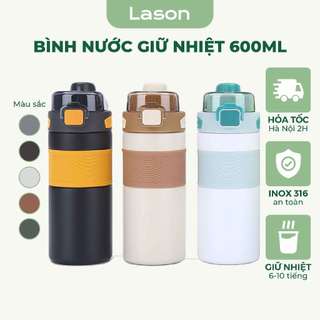 Bình giữ nhiệt Lason Mini Sport, bình giữ nhiệt nóng lạnh inox cao cấp 600ml BN-GN18