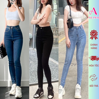 Quần jean nữ dáng ôm co giãn cạp cao Avocado, quần bò nữ skinny bó sát tôn dáng bigsize S-M-L-XL