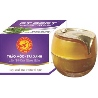 kem nám tàn nhang ngừa sạm ngừa lão hóa da , pt bert thảo mộc trà xanh VIP (hộp 30g)