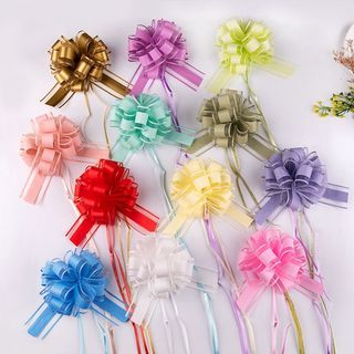 Nơ Rút Dạng Voan 1 Tẹp 10 cái Bản 5cm Chất Lượng Cao.
