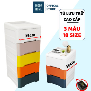 Tủ Nhựa Đựng Đồ Thiết Kế Hiện Đại, Tủ Khe Hẹp Lưu Trữ Quần Áo, Đồ Ăn Vặt 35Cm TUN005