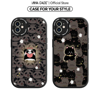 Ốp lưng Vina Case vân da in hình ngôi sao cho các dòng 7G/XS/11/12PM/13/14+/15PM/...