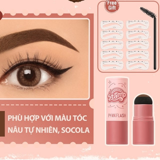 Bộ Kẻ Chân Mày Bột in lông mày không thấm nước PINKFLASH 10 TP01 CE01 Khuôn Vẽ Tạo Hình Toàn Diện Chống Nước Lâu