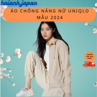 Áo chống nắng nữ UNI.QLO Airism Nhật Bản mẫu 2024