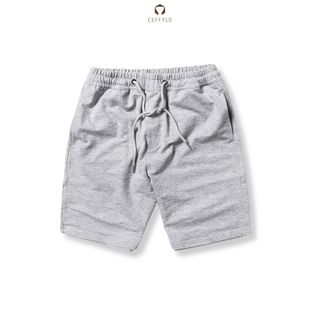  Quần Shorts Nỉ trơn Xám Nhạt, Chất Liệu Nỉ Chân Cua, Thoáng Khí, Form Slimfit - CEFFYLO