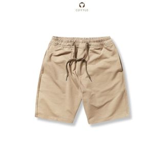 Quần Shorts Nỉ trơn Camel, Chất Liệu Nỉ Chân Cua, Thoáng Khí, Form Slimfit - CEFFYLO
