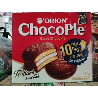 Bánh orion choco pie 12 gói/hộp 435,6g