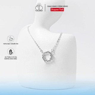 Dây chuyền bạc nữ Tyche Evergreen kiểu dáng Hàn Quốc phong cách trẻ trung phù hợp đeo đi học, đi chơi TYCHE JEWELRY