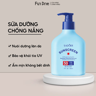 Sữa dưỡng thể sadoer FUNDINE
chống nắng toàn thân trắng da dưỡng da sáng mịn