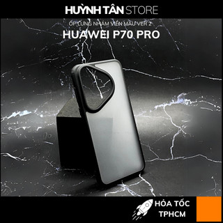 Ốp lưng điện thoại huawei pura 70 p70 pro chống sốc chống vân tay NHÁM WLONS viền bảo vệ camera