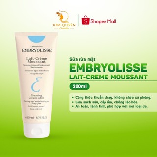 Sữa rửa mặt EMBRYOLISSE LAIT - CREME MOUSSANT FOAMING CREAM - MILK 200ML