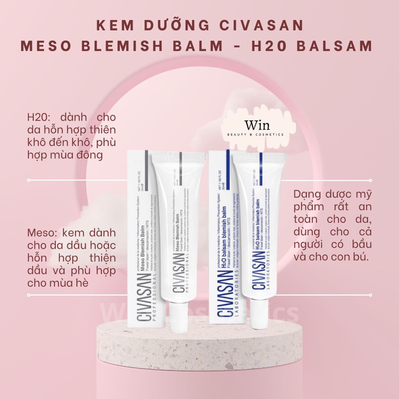Kem dưỡng Civasan MESO BLEMISH BLAM - H2O BLAMSAM - Wincosmetic