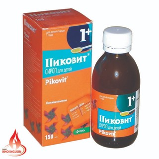Siro Pikovit 150ml - Multivitamin giúp trẻ biếng ăn lấy lại cảm giác thèm ăn xuất xứ Nga