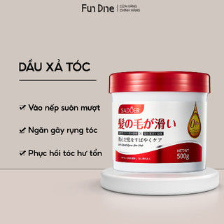 Dầu xả tóc sadoer FUNDINE ngăn rụng tóc phục hồi tóc hư tổn khô xơ giúp tóc vào nếp suôn mượt