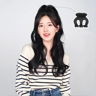 quặm tóc màu đen , kẹp tóc cố định đuôi ngựa thời trang HQ kep21