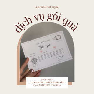 Dịch vụ gói quà CIGNO