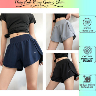 Quần tập gym nữ cạp cao  kiểu quần short nữ tập yoga, gym, zumba, thông thoáng, co giãn 4 chiều(QT4)