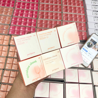 Má hồng peripera pure blushed sunshine cheek 4.2g