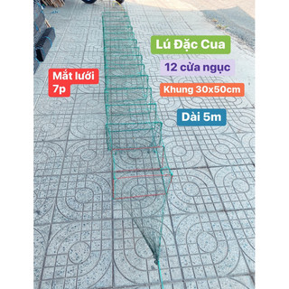[ Được Kiểm Hàng ] Lú Dây Đặc Cua ( 30x50 và 26x36),lú bắt quái,12 cửa ngục. mắt lưới 7p. lưới đậu 18, 18 vành,dài 5m
