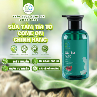 Sữa tắm tía tô, sữa tắm, sữa tắm trắng da toàn thân, sữa tắm trị mụn lưng, sữa tắm tía tô Come On