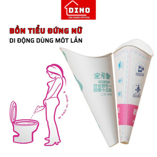 Phễu Tiểu Đứng Dùng Một Lần DINO Bồn Tiểu Nữ Đứng Bồn Tiểu Ngoài Trời Cho Phụ Nữ Mang Thai Bồn Tiểu Xe Khẩn Cấp