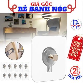 Móc Đinh Dán Tường Treo Kệ, Khung Ảnh, Đồng Hồ Không Cần Khoan - Móc Dán Tường Treo Tranh Tiện Ích